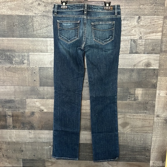Very Nice Lightly Distressed Paige Jimmy Jimmy Blue Jeans - Picture 4 of 9